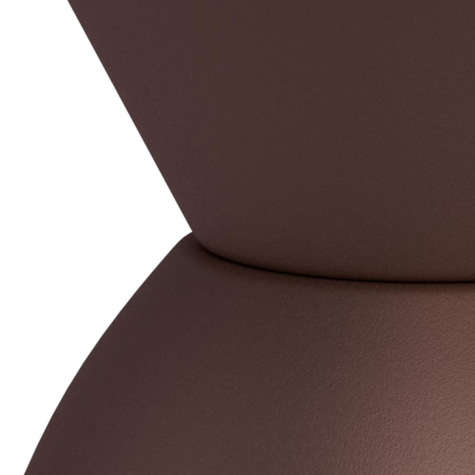 Kafijas galds Ferro 40/40/50 cm Cocoa marmors