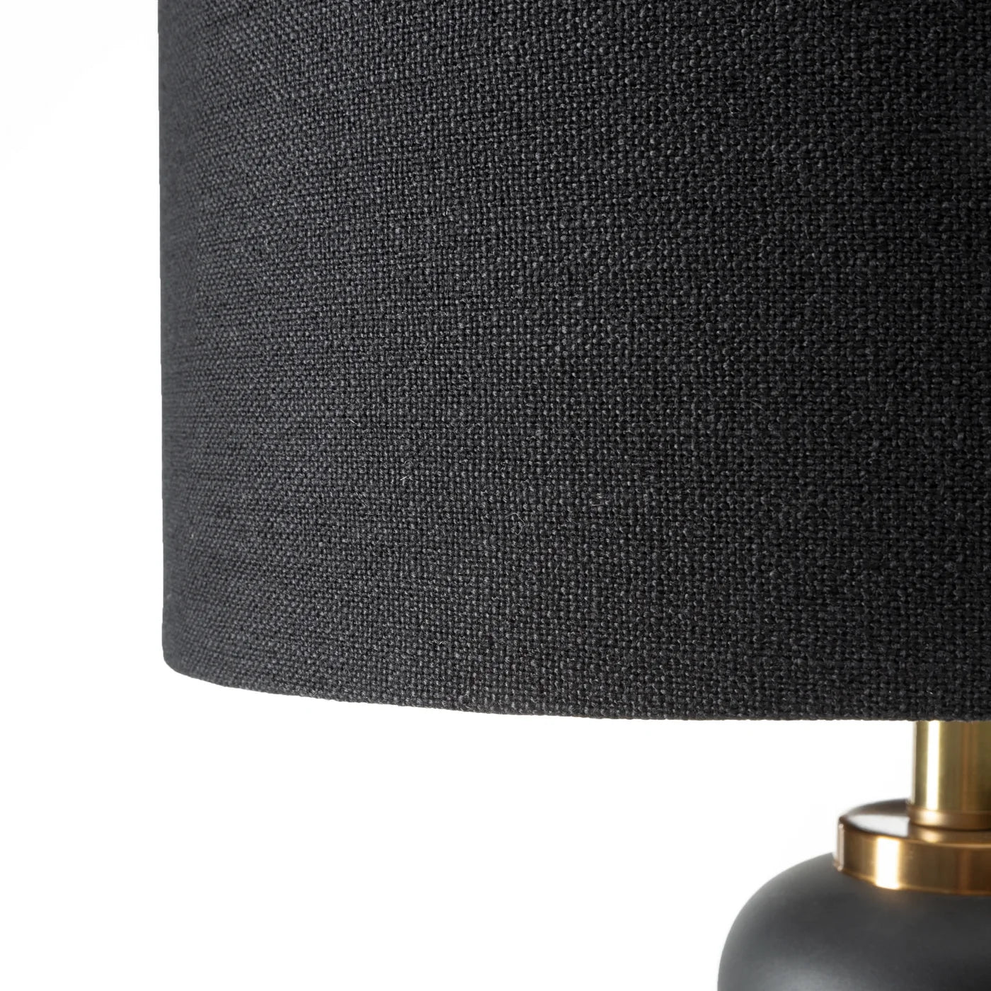 Galda lampa Soph 38/70 cm melns/zelts - N1 Home