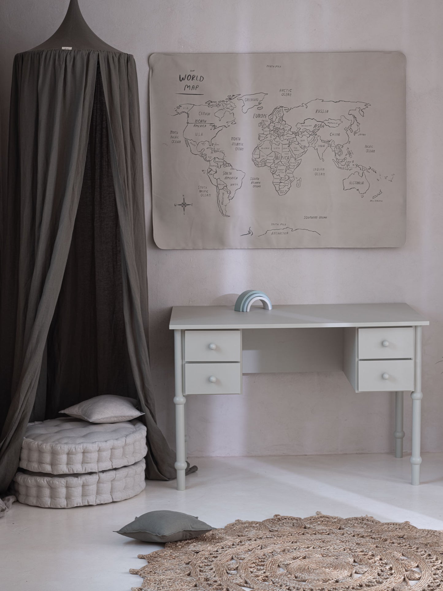 Rakstāmgalds Bubi  75x113x65 cm olīves - N1 Home