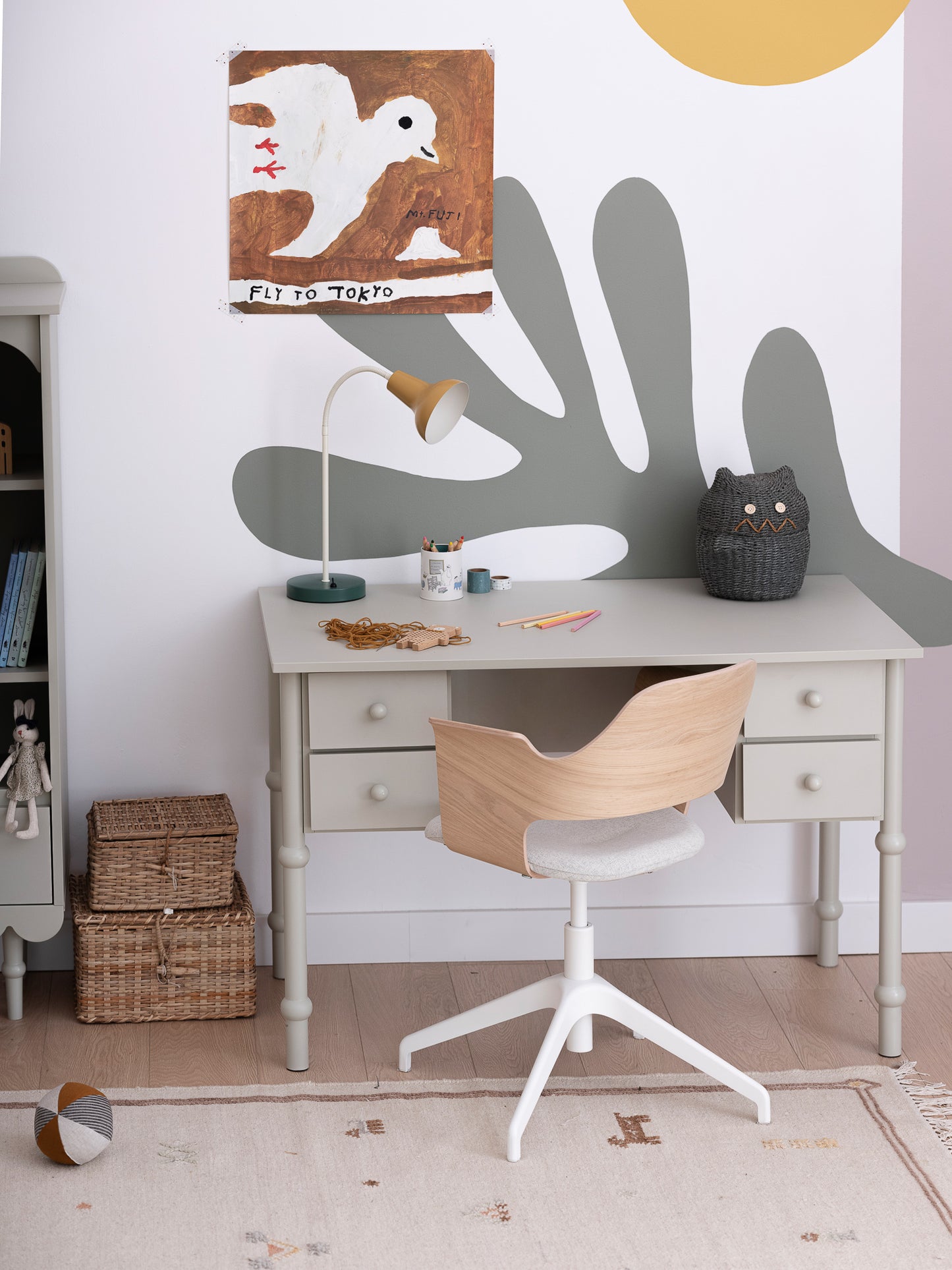 Rakstāmgalds Bubi  75x113x65 cm olīves - N1 Home