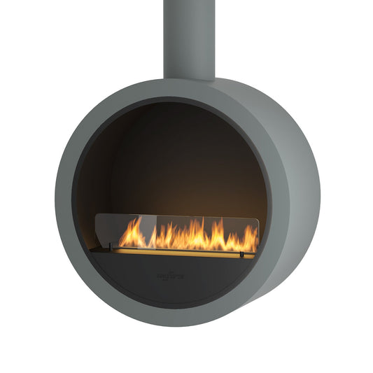 Biokamīns Incyrk 70/35/150 cm pelēks - N1 Home
