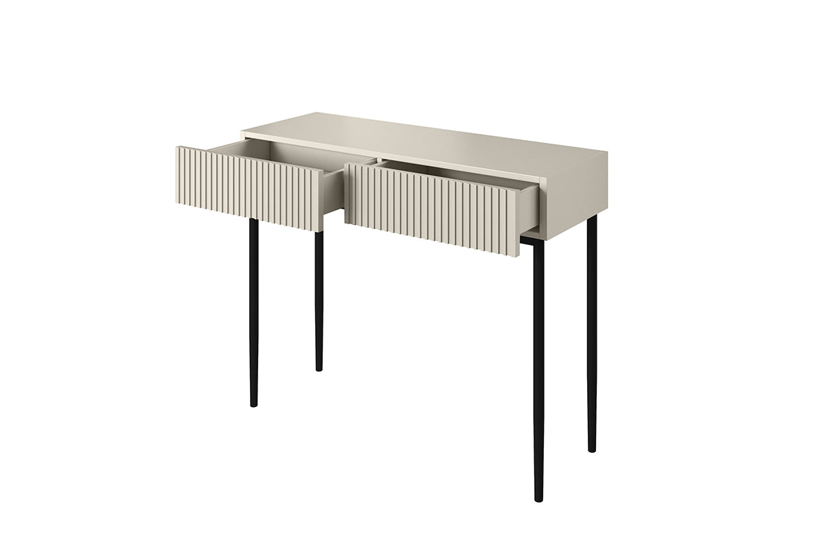 AUSTIN rakstāmgalds/konsole 100/82/41 krēms/melnas kājas - N1 Home