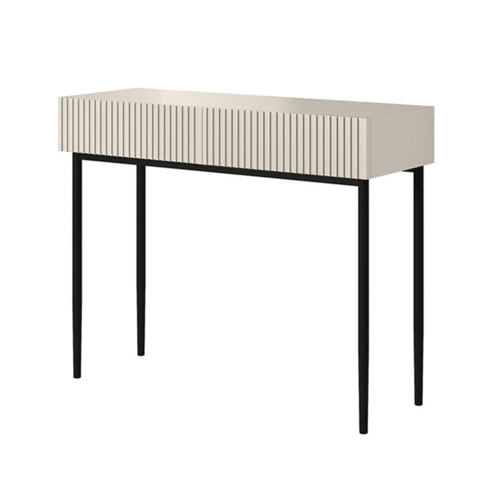 AUSTIN rakstāmgalds/konsole 100/82/41 krēms/melnas kājas - N1 Home