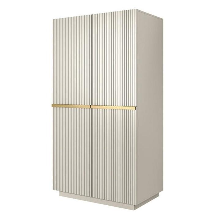 Skapis AUSTIN ar atvilktņas zelta 100/207/62 kašmirs - N1 Home