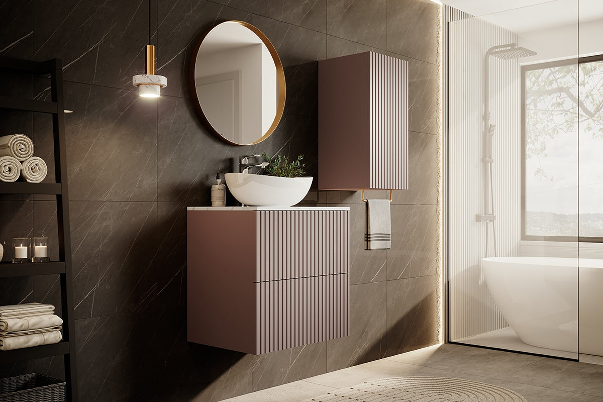 Izglītnes skapis AUSTIN 35/70/35 antik rozā - N1 Home