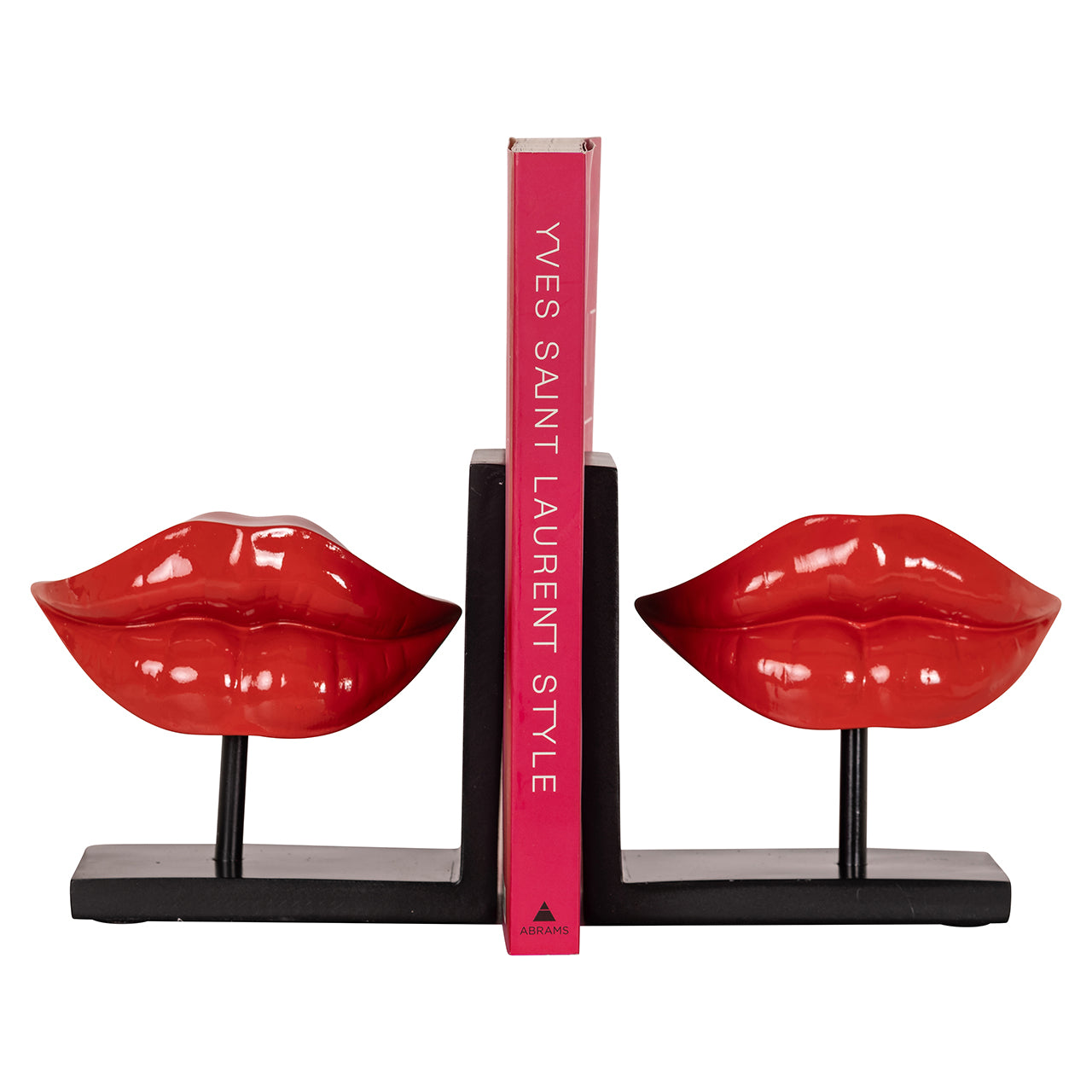 Grāmatu stendi Xia Richmond Interiors 15/30/8 cm melns/sarkans - N1 Home