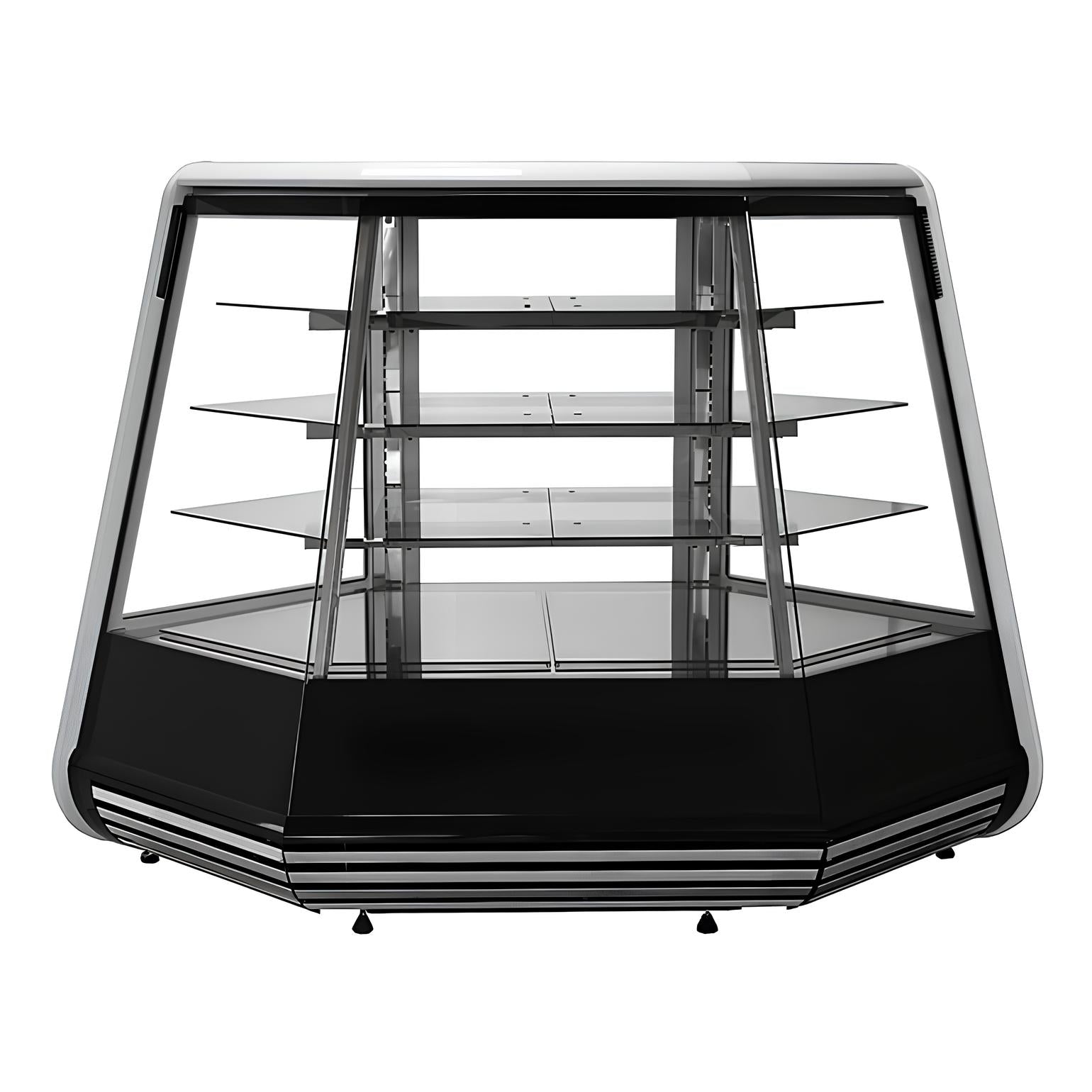 Konditorejas letes Doca neutral corner ārējā 975x975x1410 cm Enerģijas klase NA melns - N1 Home