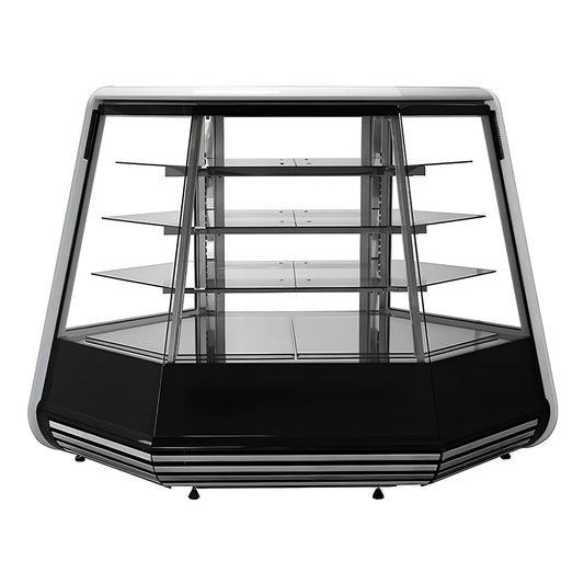 Konditorejas letes Doca neutral corner ārējā 975x975x1410 cm Enerģijas klase NA melns - N1 Home