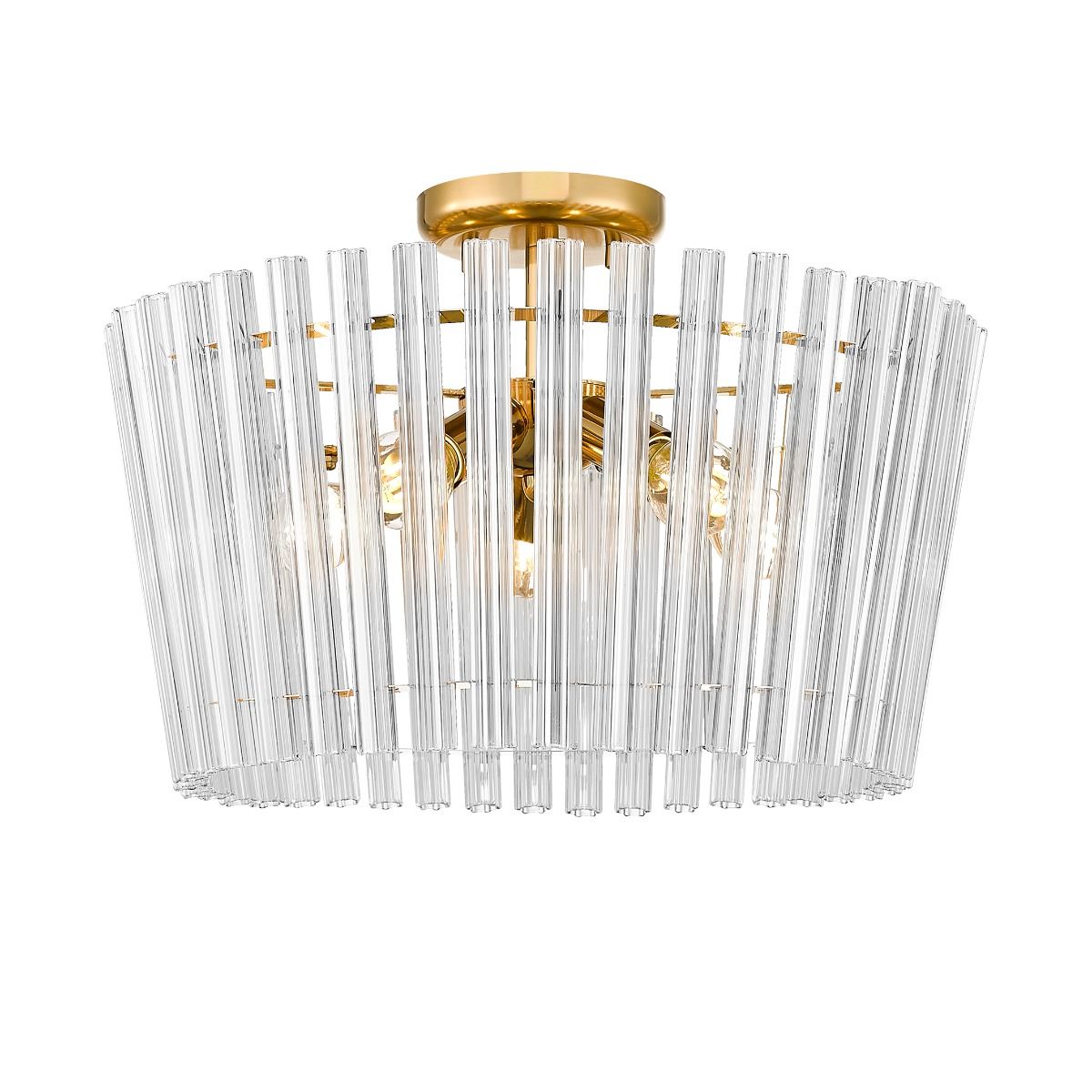 Piekaramā lampa Bahram 27/41/41 cm zelts - N1 Home
