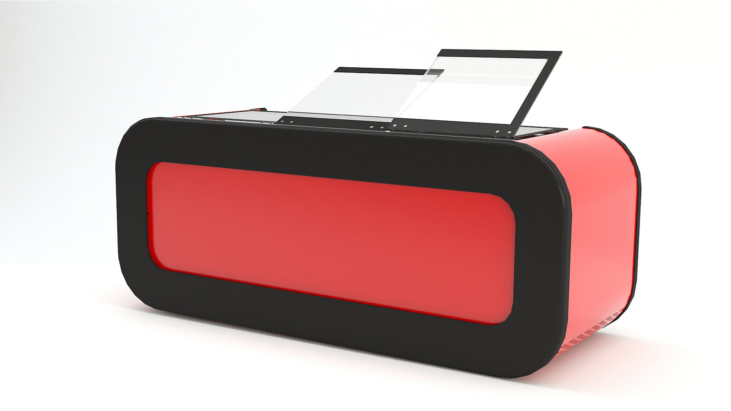 Saldējuma displeji Krong 2164x812x915  cm sarkans Enerģijas klase C - N1 Home