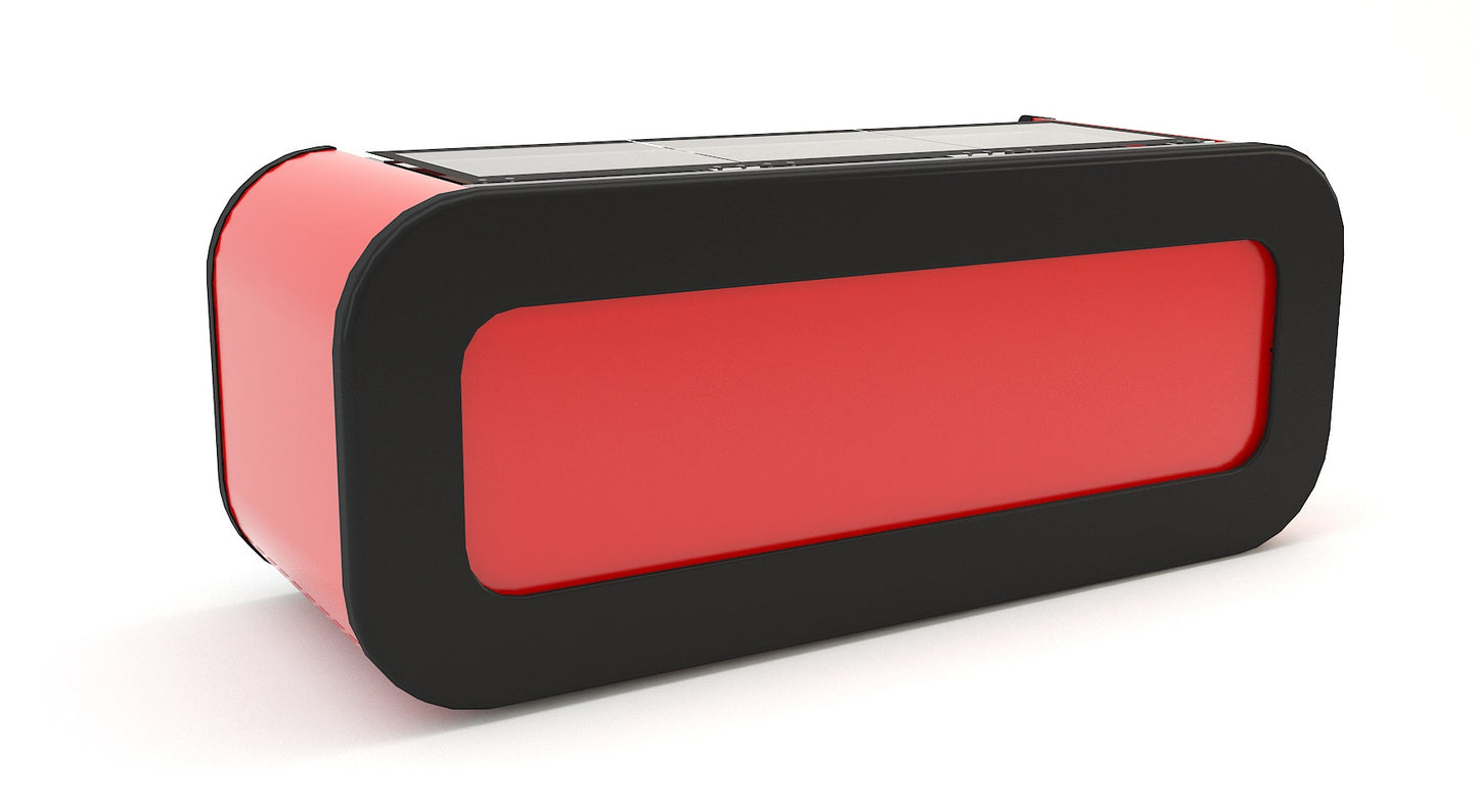 Saldējuma displeji Krong 2164x812x915  cm sarkans Enerģijas klase C - N1 Home