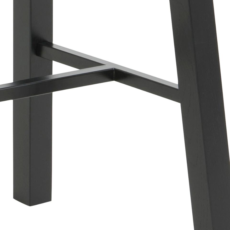 Bāra galds Ako 117x58x105 cm ozols/melns - N1 Home