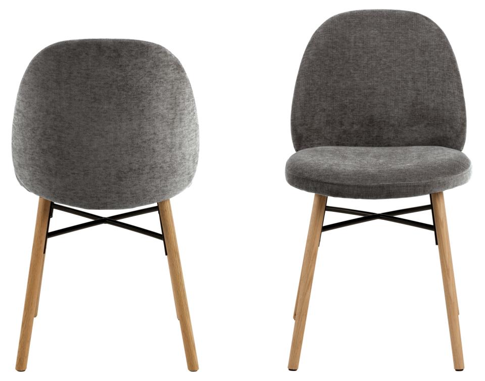 Krēsls Soph 54/46/82 cm tumši pelēks - N1 Home