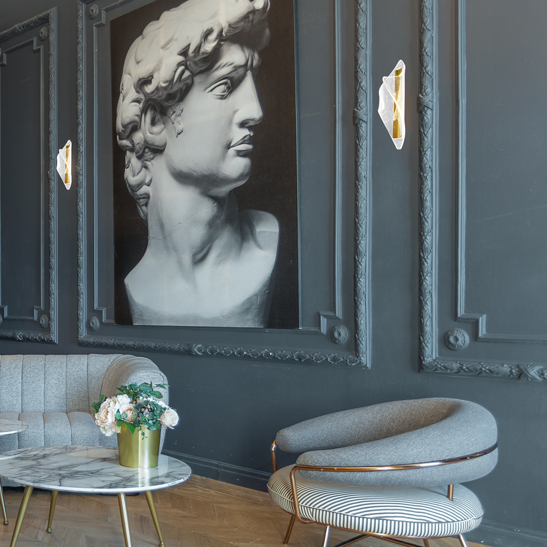 Sienas lampa 10/29/6 cm zelts - N1 Home