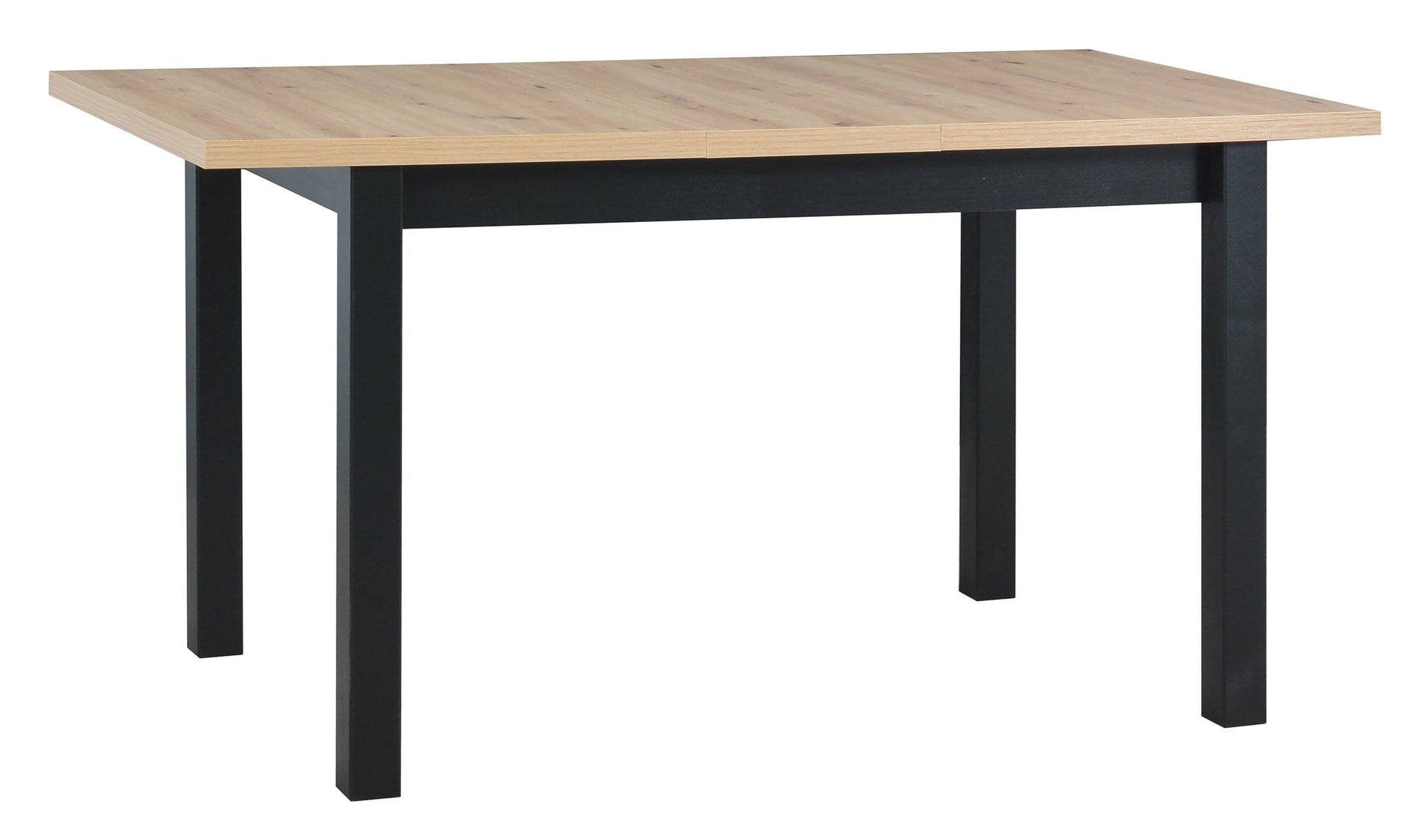 Galds Liri 120/78/80 cm Artizan ozols/melns - N1 Home