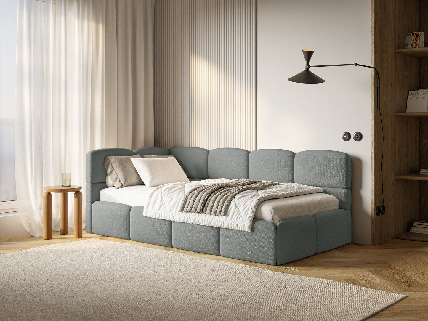 Gulta ar matraci Clod 220/88/110 cm Melody 4 - N1 Home