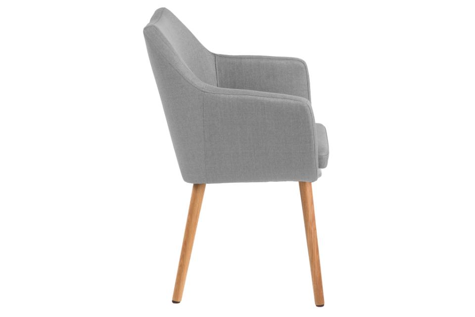 Krēsls Nor 58/58/84 cm gaiši pelēks/ozols - N1 Home