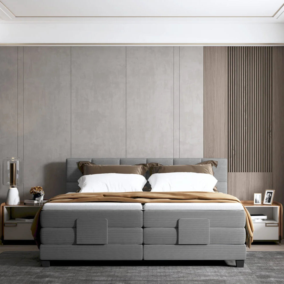 Gulta Carli 100/120/140/160/180 x 200 cm pelēks - N1 Home