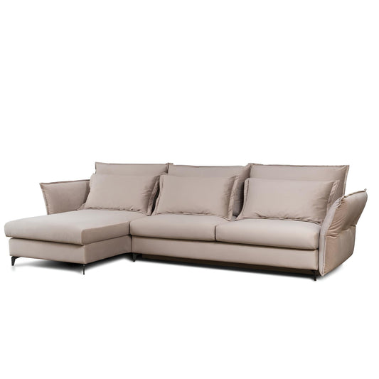 Dīvāns Carmen Corner S2 Befame 318/187/101 cm bēšs