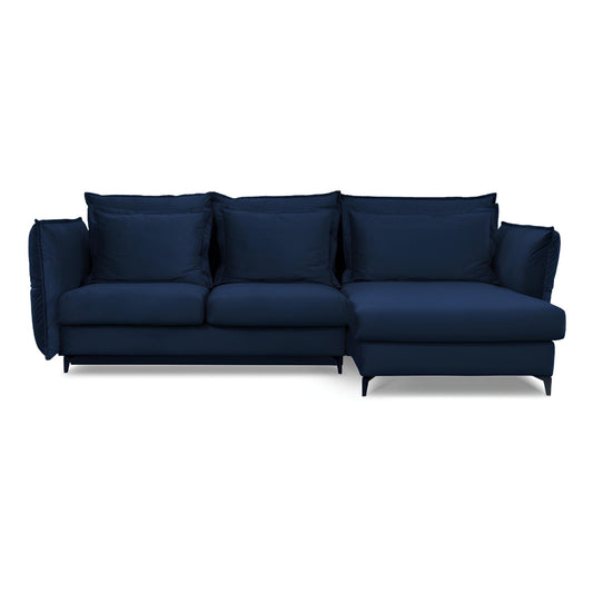 Dīvāns Carmen Corner S2 Befame 318/187/101 cm tumši zils