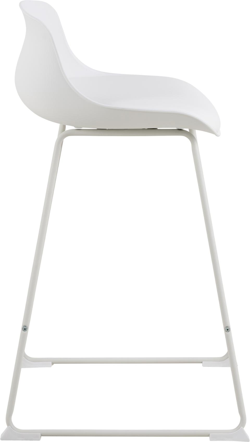 Bāra krēsls Tin 50/49/84 cm balts - N1 Home