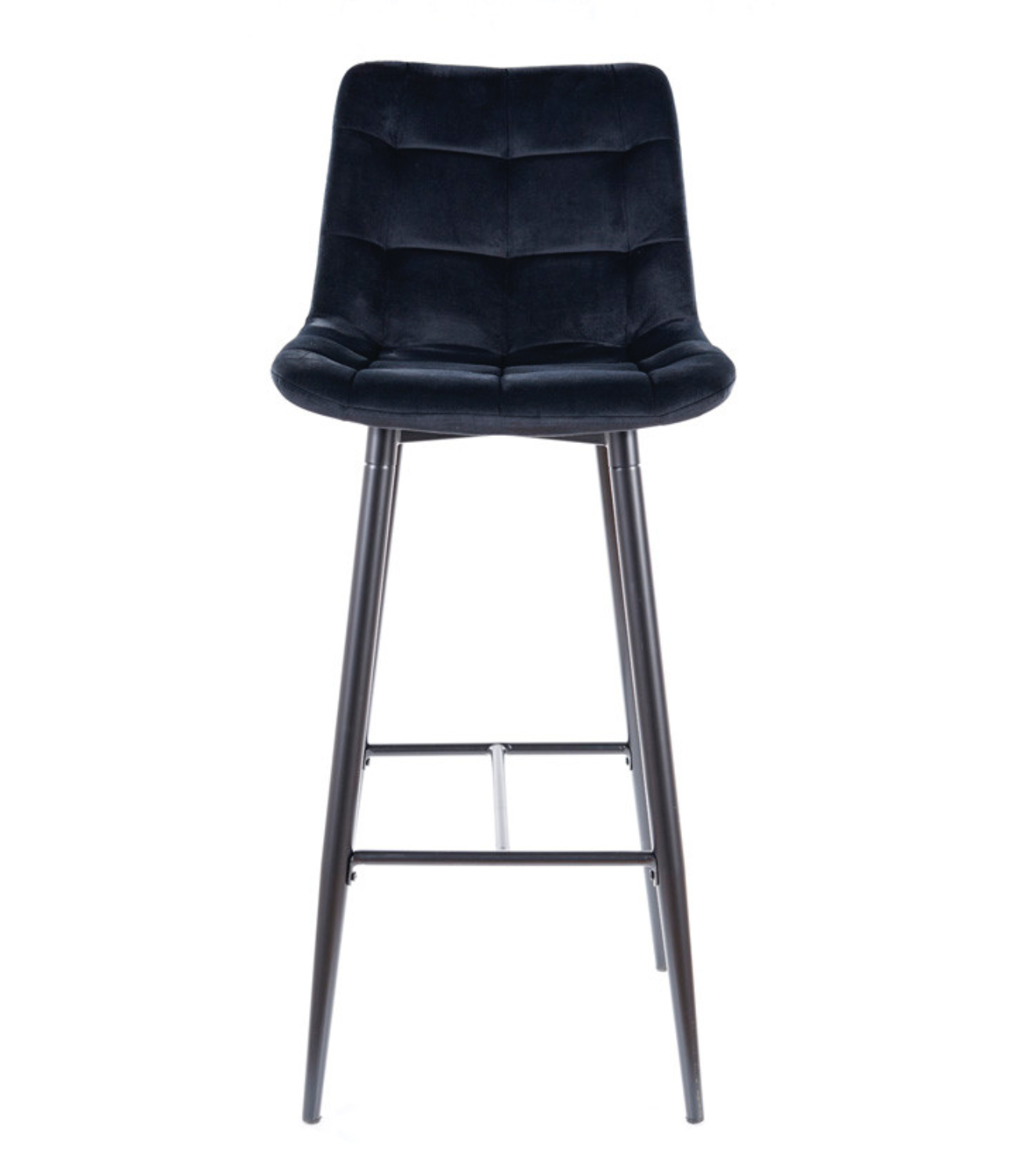 Bāra krēsls Chic velvet melns - N1 Home