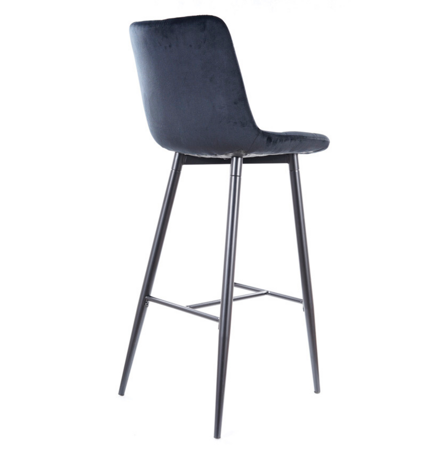 Bāra krēsls Chic velvet melns - N1 Home