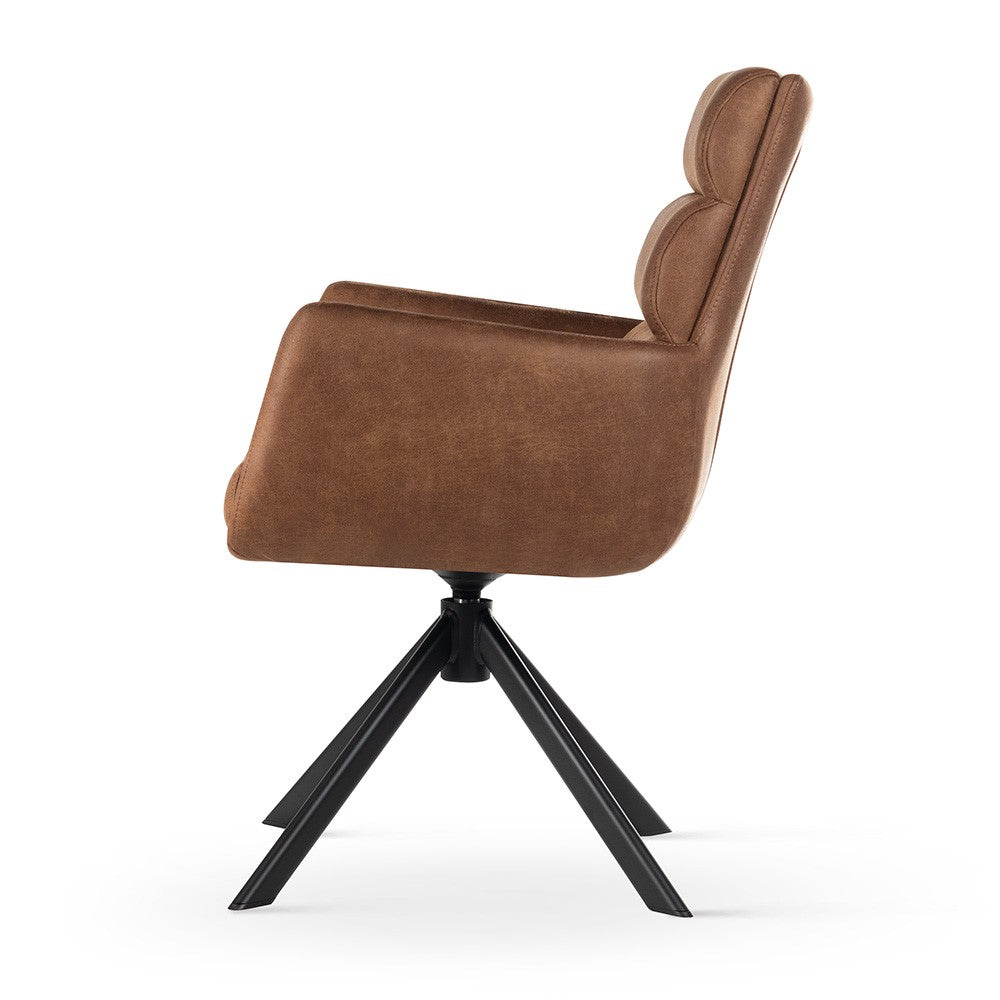 Krēsls Cip 64/59/90 cm gaiši brūns - N1 Home