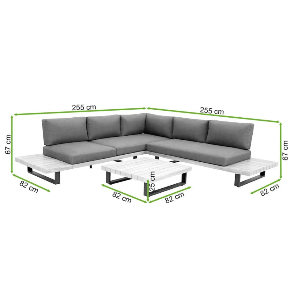 Dārza komplekts Oso Kafe akācijas koks - N1 Home