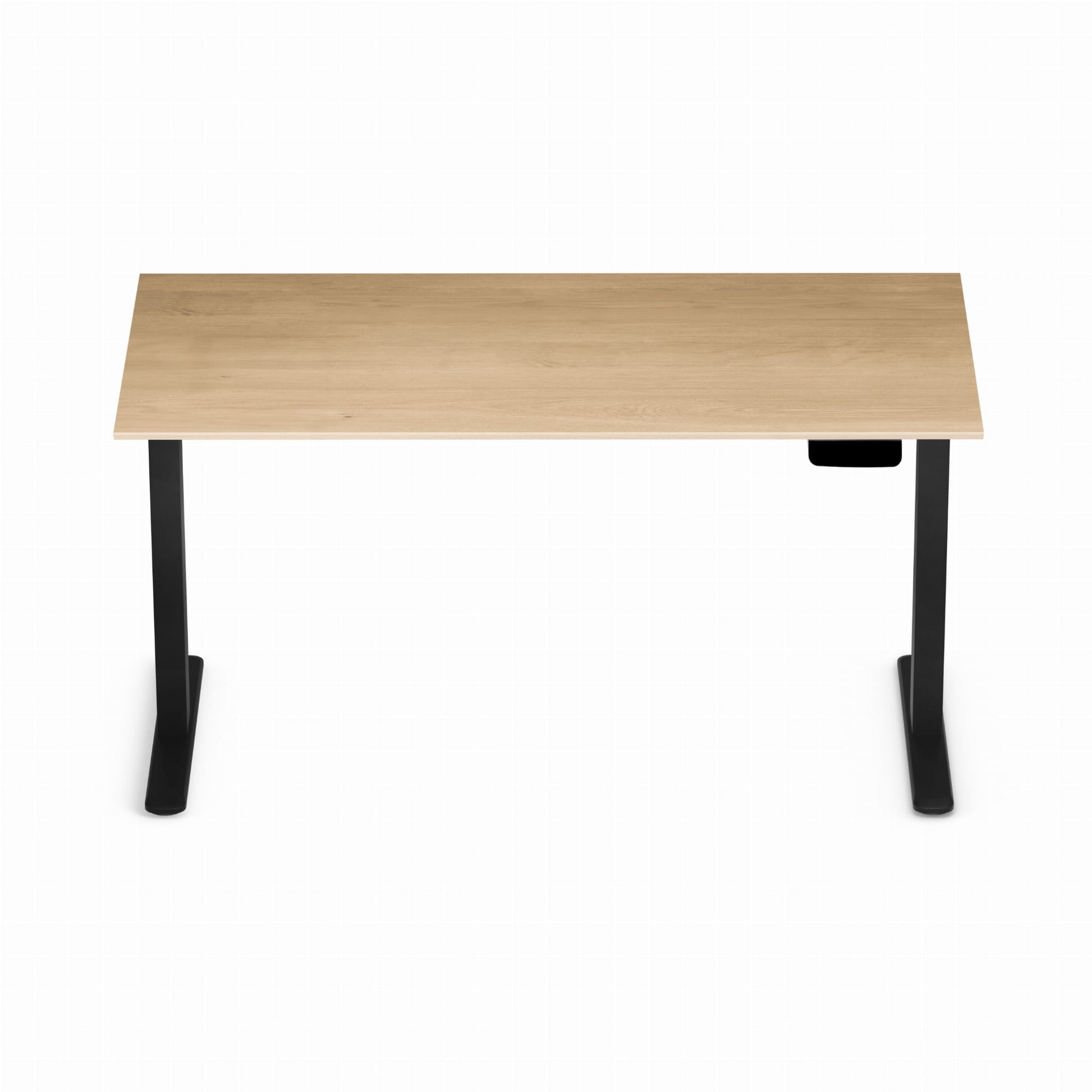 Biroja galds Conti Pro 60/140 cm melns/Hamilton ozols - N1 Home