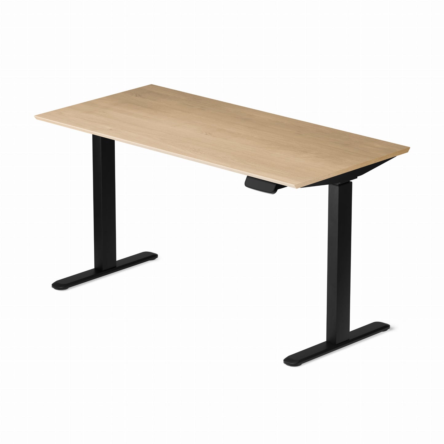 Biroja galds Conti Pro 60/140 cm melns/Hamilton ozols - N1 Home