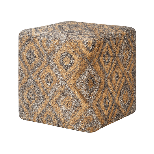 Pufs Kubik 45/45/45 cm bēšs/pelēks