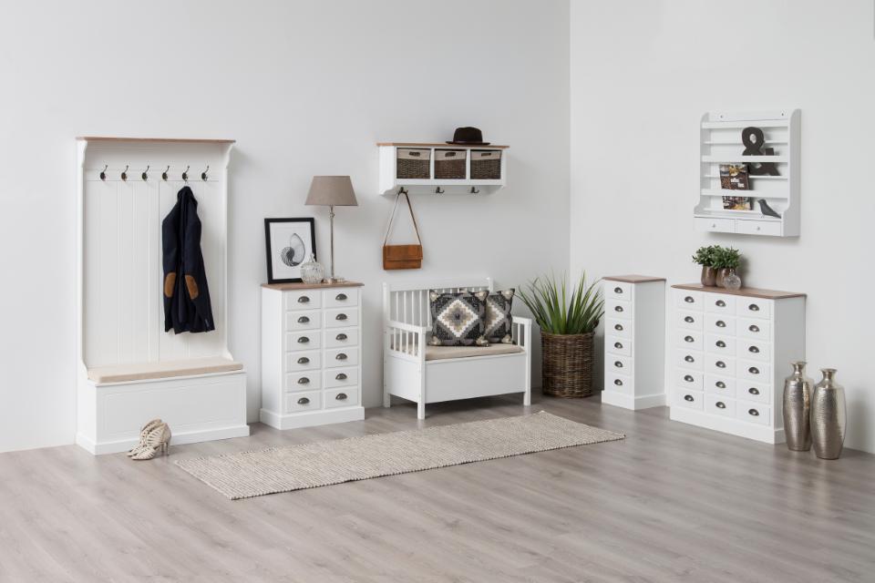 Sols Ast 90x48x85 cm bēšš/balts - N1 Home