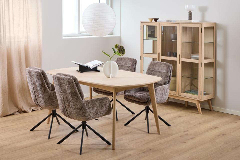 Krēsls Edgi 61/67/94 cm dusty brown 24 - N1 Home