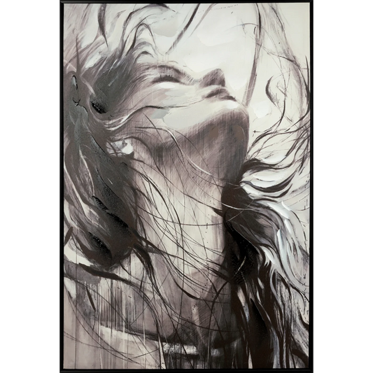 Glezna Aida 60/90 cm melns/pelēks - N1 Home