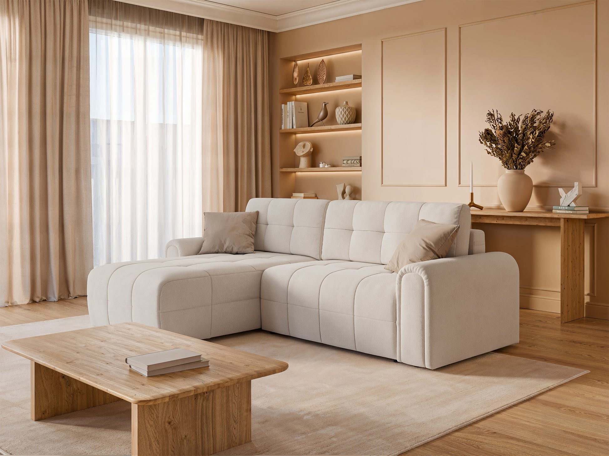 Dīvāns Simol 268/94/180 cm Storm 02 - N1 Home