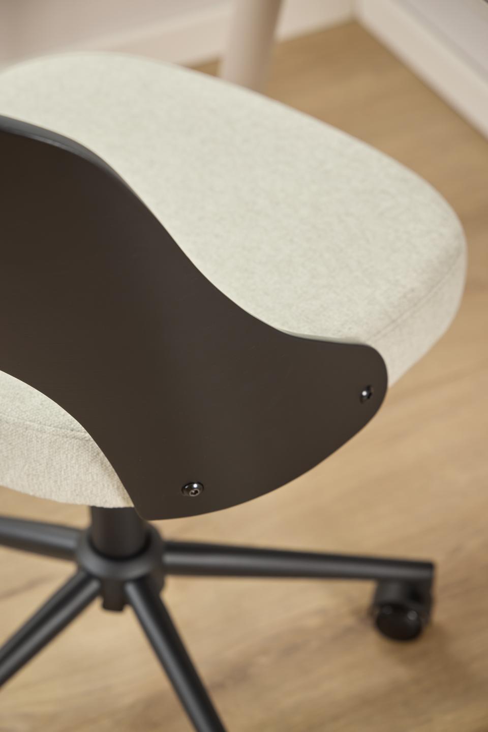 Krēsls Luc 48/55/89 cm bēšs/melns - N1 Home