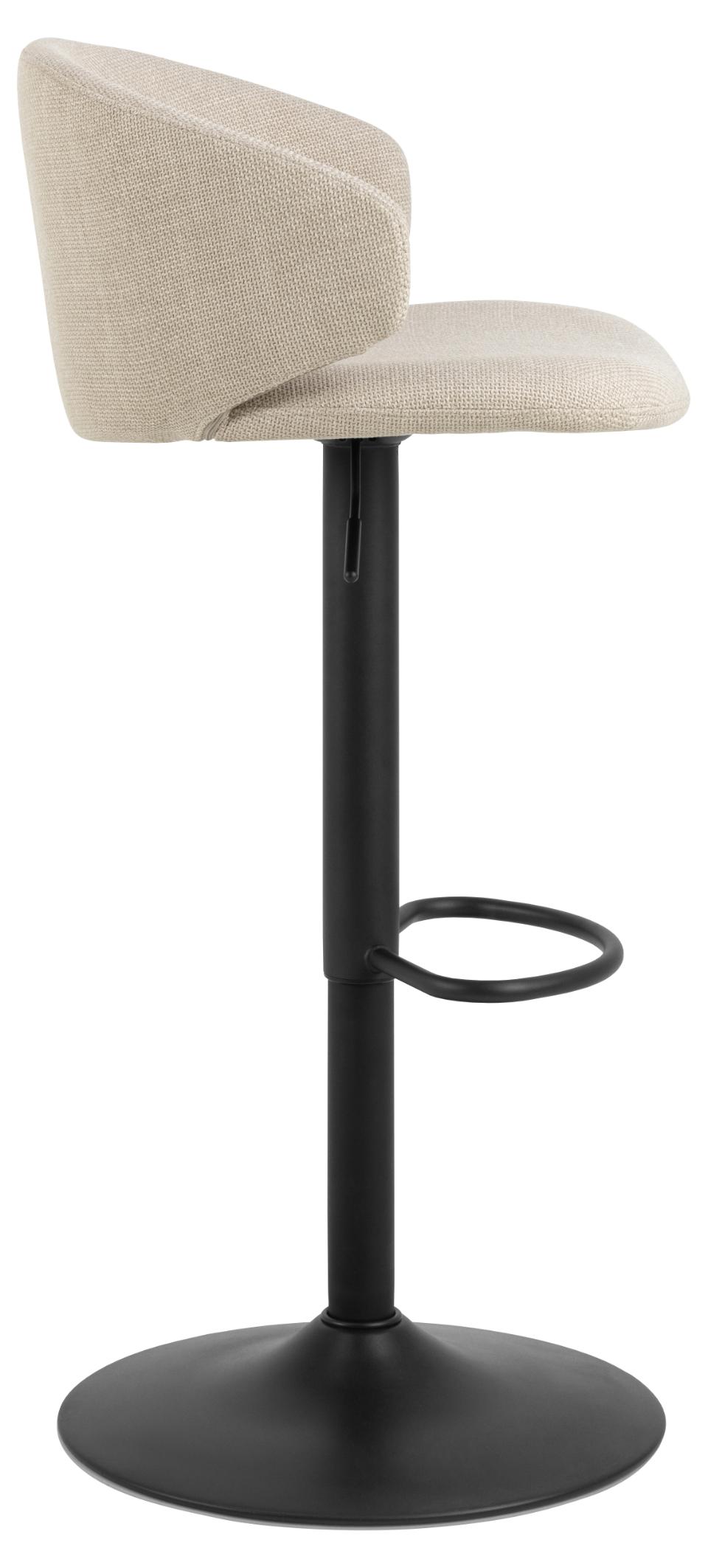 Bāra krēsls Elar 46/38/107 cm bēšs/melns - N1 Home