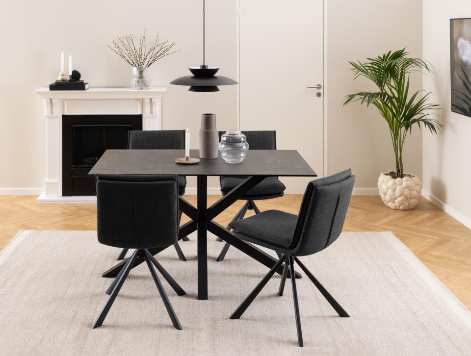 Krēsls Flys 47/59/85 cm tumši pelēks - N1 Home