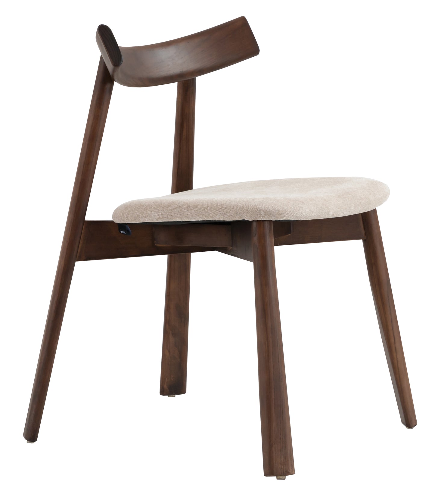 Krēsls Delis 79/48/59 cm rieksts/bēšs - N1 Home