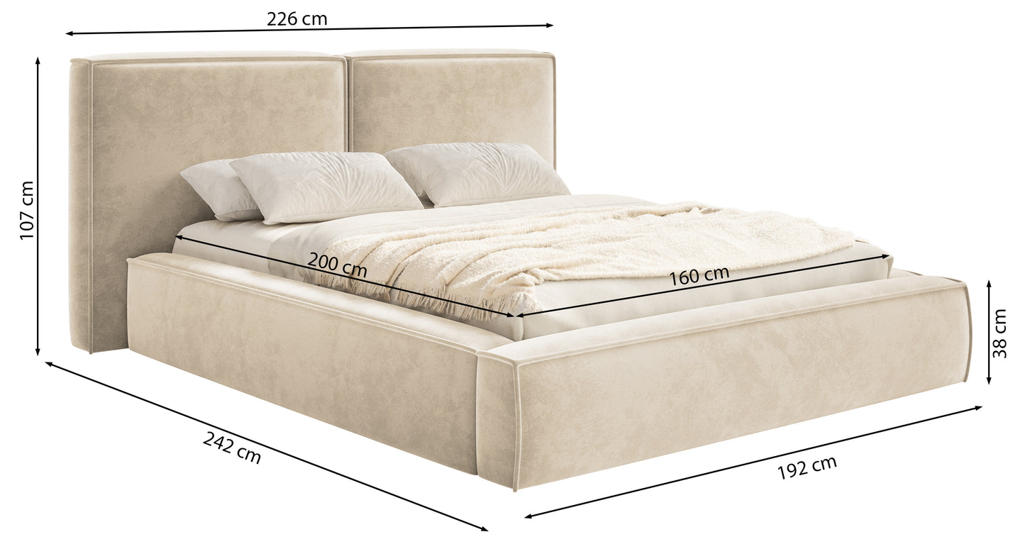 Gulta Tilas 140/160/180/200x 200 cm Sicuro 65