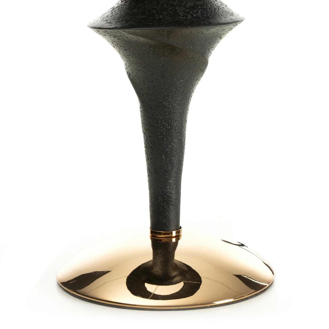 Galda lampa Suza 38/76 cm melns/zelts - N1 Home