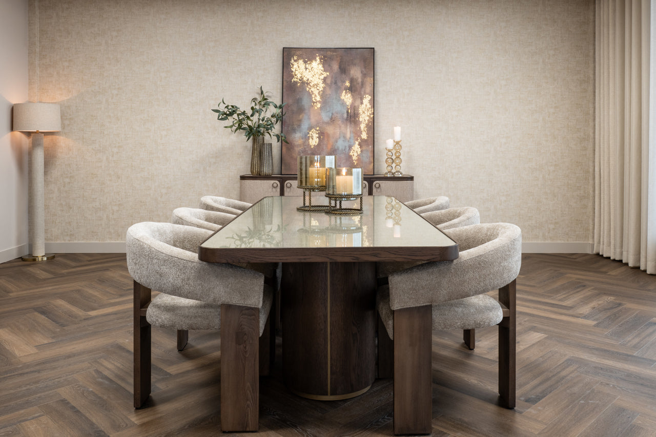 Galds Willox Richmond Interiors 76/235/100 cm bēšs
