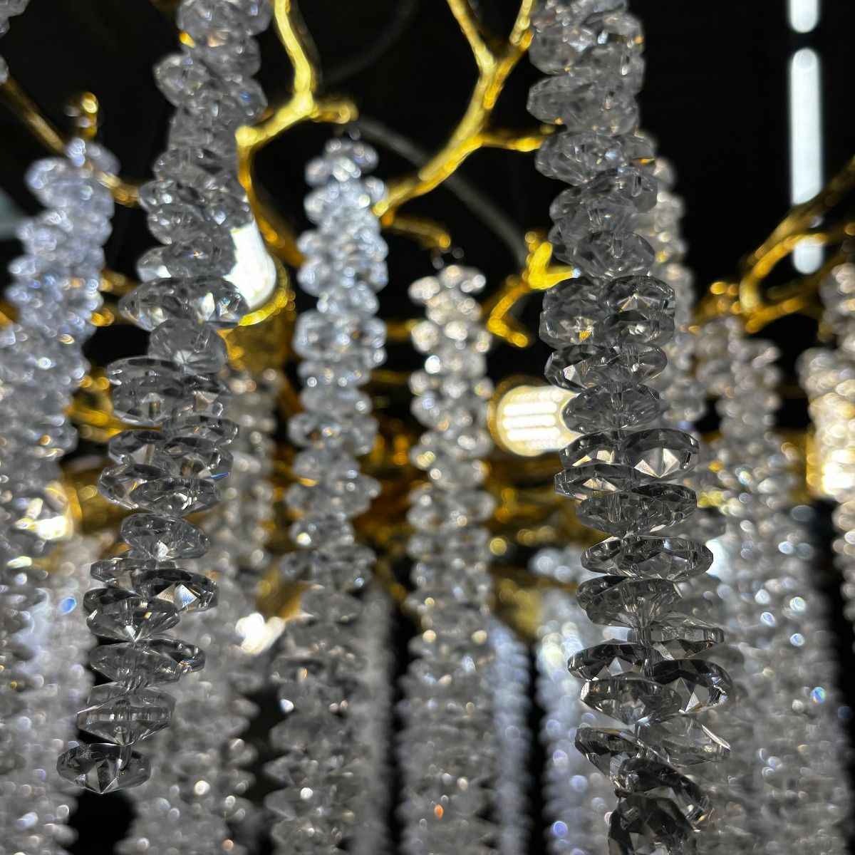 Piekaramā lampa Dujos MD3720-1-EGN 60/150/60 cm zelts - N1 Home