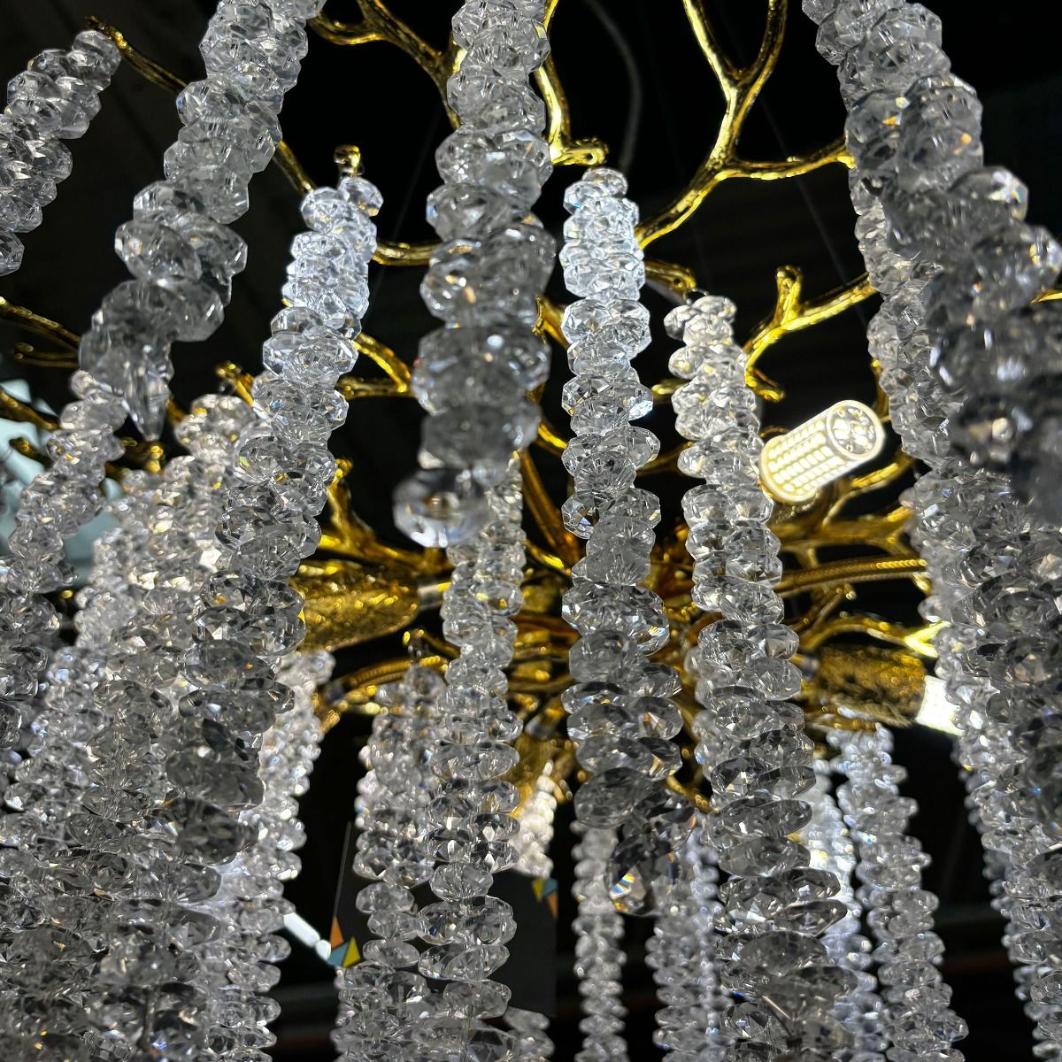 Piekaramā lampa Dujos MD3720-1-EGN 60/150/60 cm zelts - N1 Home