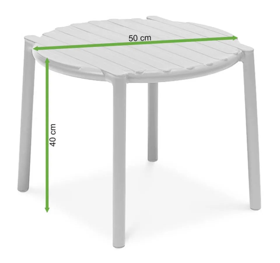 Galds Naro Dogs 50/40 cm antracīts - N1 Home