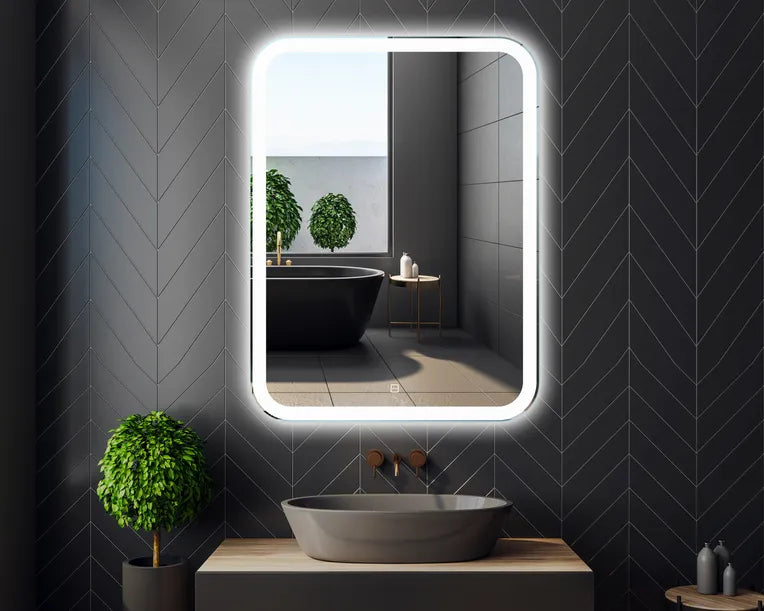 Spoguļi Prisma ar LED 60/80; 80/60; 80/80; 120/60 cm - N1 Home