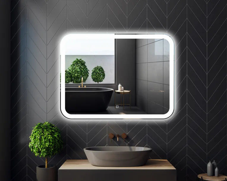 Spoguļi Prisma ar LED 60/80; 80/60; 80/80; 120/60 cm - N1 Home