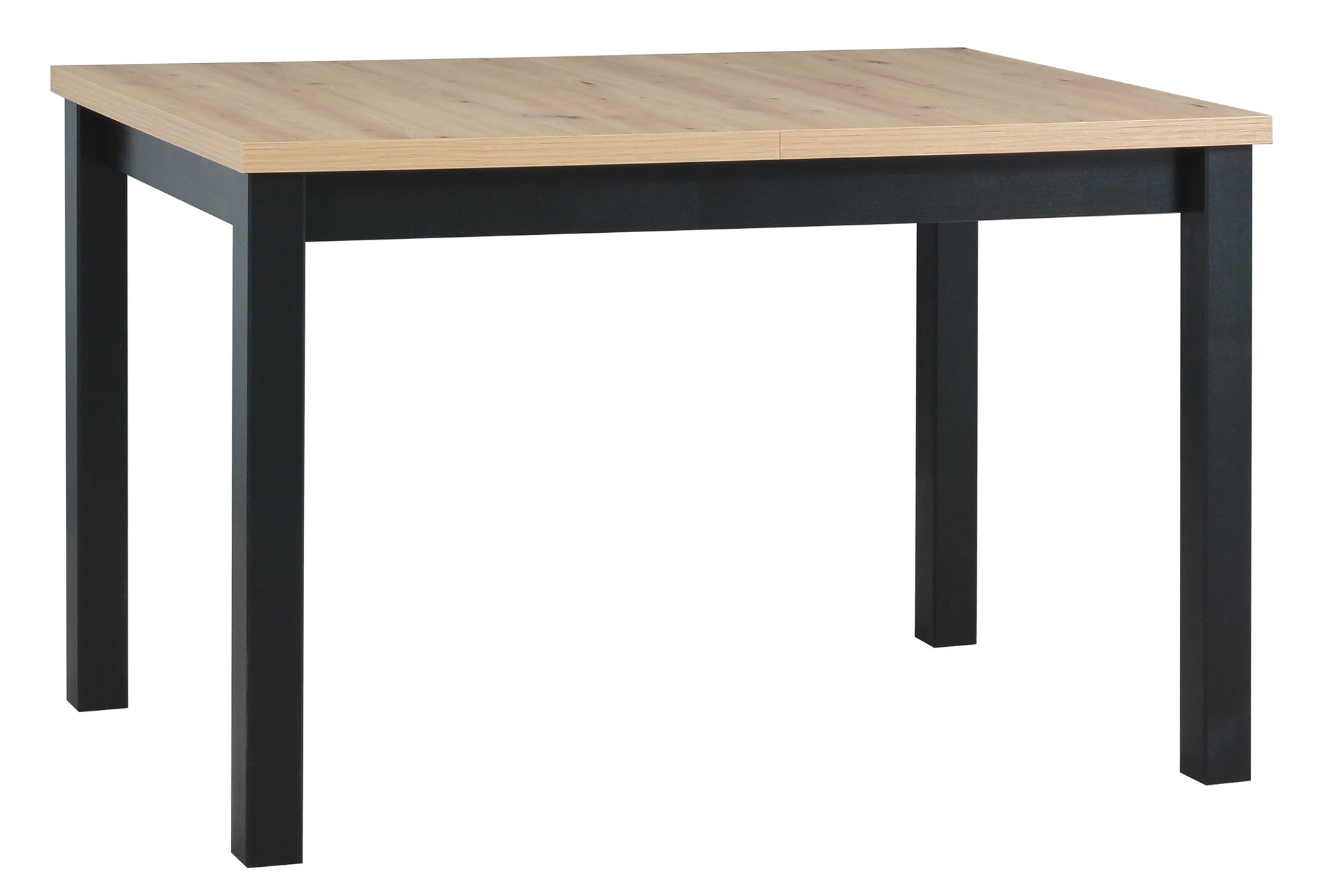 Galds Liri 120/78/80 cm Artizan ozols/melns - N1 Home
