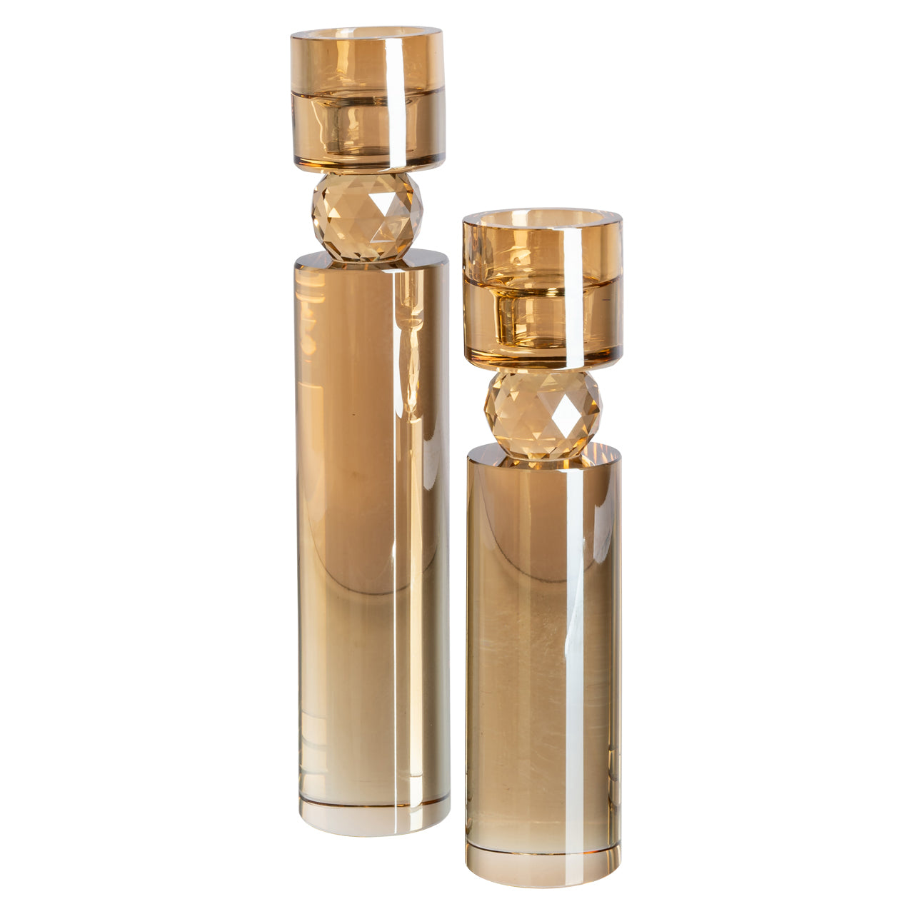 Svečturis Piper L 28/5,5/5,5 cm champagne